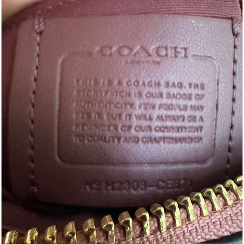 Coach Mini Rowan File Crossbody PINK! EUC - Picture 2 of 6